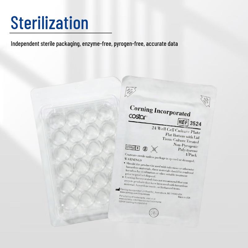 Corning 6-Well Flat Bottom Cell Culture Microplate прозрачный