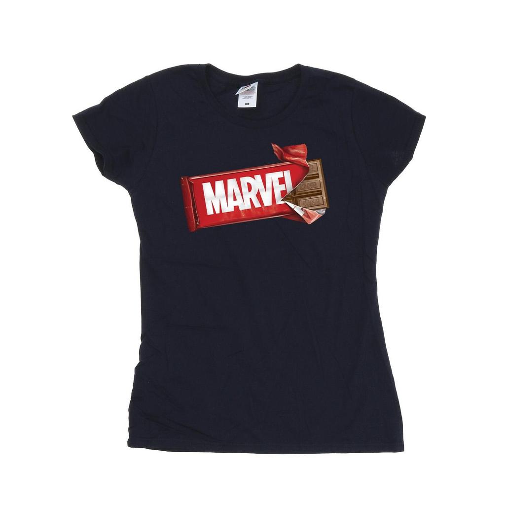 Tricou din bumbac cu ciocolată Marvel pentru femei/doamne