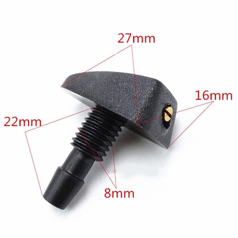 Automobile Universal Windshield Washer Sprinkler Head Wiper Fan Shaped Spout Cover Water Outlet Nozzle Adjustment Tool