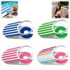 Clip-On Drink Holder, Clip On Drink Holder for Beach Chair, Hanging Desk Cup Holders Clamp, Universal Cup HolderClip, for Beach