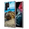 Seal Alert Capa Phone Case For Samsung S26 Ultra S25 Edge Galaxy S23 S21 S20 S24 FE S22 S10 Plus Cover Clear TPU Shell Coque Wit