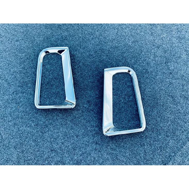 For TOYOTA VELLFIRE 2016- Car Accessories ABS Chrome Rear Reflector Fog Light Lamp Cover Trim Bezel Frame Styling Garnish