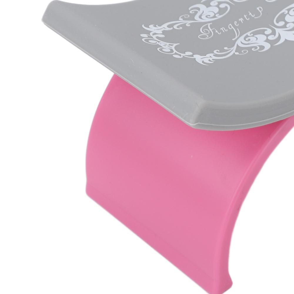 Weiche Silikon-Maniküre-Handauflage Rosa oder Schwarz Nagelkunst-Auflage Nagelkunst-Zubehör
