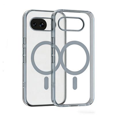 Sturzsichere Transparente Magnetische Hülle Für Google Pixel 10 10Pro 10ProXL 10A 9A Für Kabelloses Laden Acrylhülle
