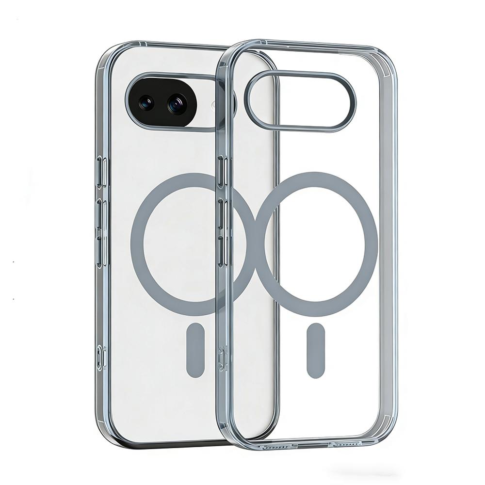 Anti-drop Transparent Magnetic Case For Google Pixel 10 10Pro 10ProXL 10A 9A For Wireless Charging Acrylic Cover
