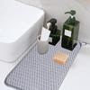 Dish Drying Mat Strong Microfiber Water Absorption Hanging Quick Dry Hole Countertop Sink Draining