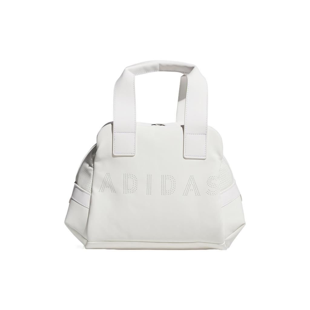 Adidas Originals Trefoil Casual Sports Two-Way Zipper Closure Synthetic Leather Tote Bag Women Tote Bag White GT5908