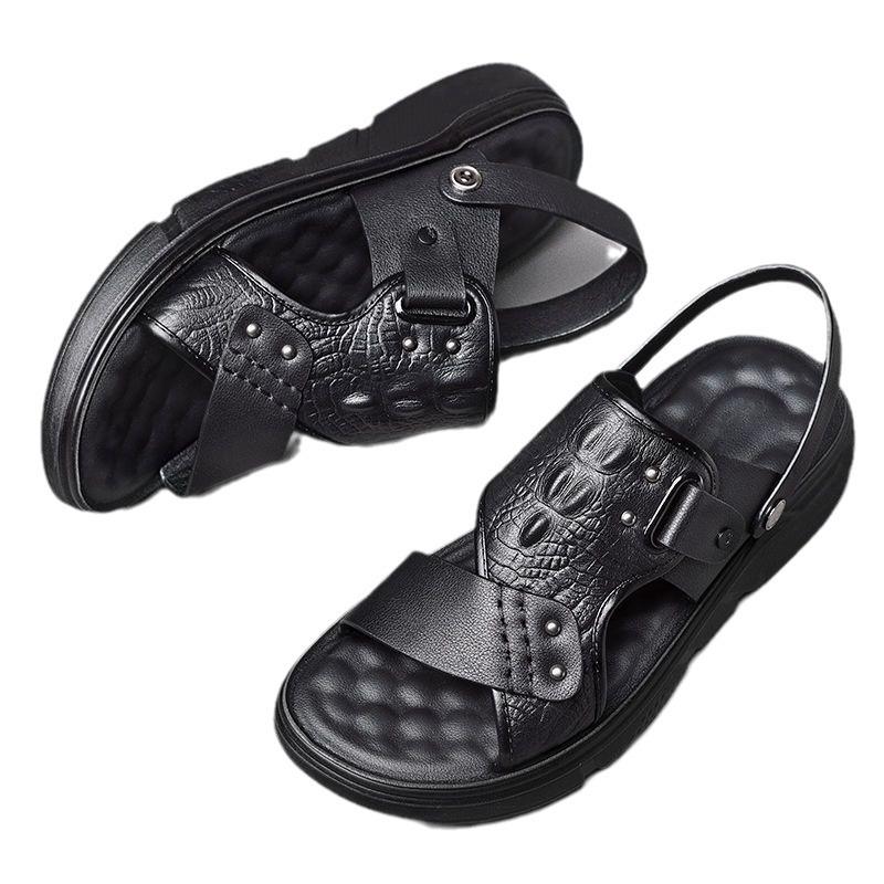 Herren Wasserdichte Rutschfeste Weiche Sohle Sandalen: Geruchsresistente, Doppelfunktions-Strandpantoffeln