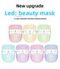 Face Care LED Mask Instrument Seven-color Light Whitening and Skin Rejuvenation Ion Introduction Beauty Instrument Household Face Mask