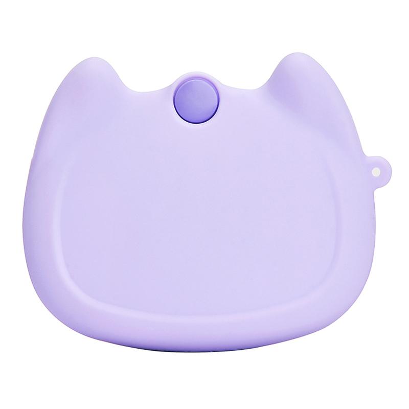 

Ортодонтический фиксатор, коробка для брекетов для зубов, контейнер для замачивания, коробка для хранения протезов, коробка для ванны с ситечком, чехол для протезов светло-фиолетовый