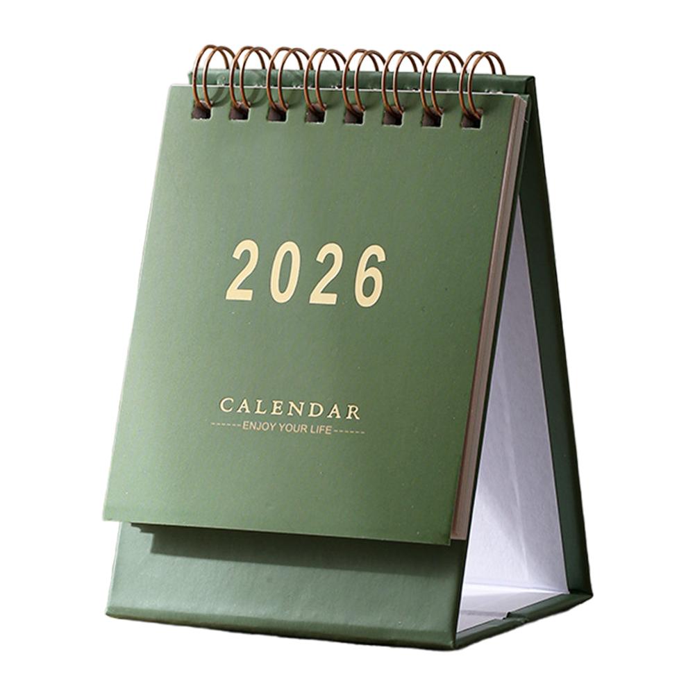 Mini Bureaukalender Jaar 2026, Staande Klap Kleine Kalender Maandelijkse Bureaukalender, Academische Jaarplanner voor Thuis Kantoor School