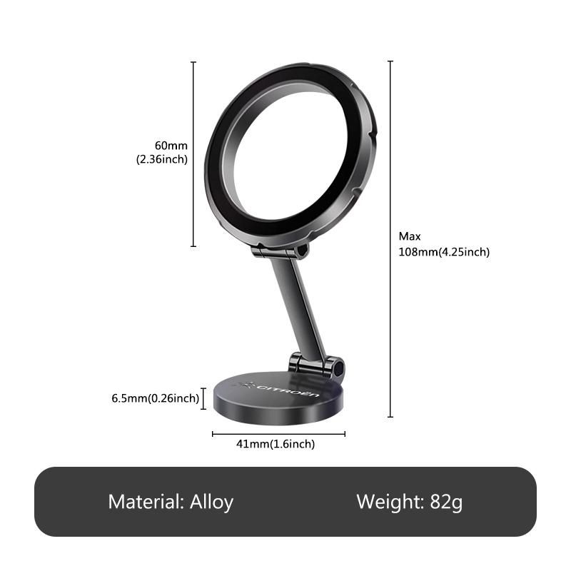360 Rotation Magnetic Car Phone Holder Stand Adjustable GPS Mount For Citroen C4 C3 C5 C1 C2 C6 C4L DS3 DS4 Berlingo Picasso ajx256