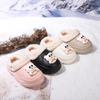 EVA Kids' Cute Cartoon Cotton Slippers, Cozy Velvet-Lined, Waterproof for Winter, Indoor/Outdoor Use, Parent-Child Matching