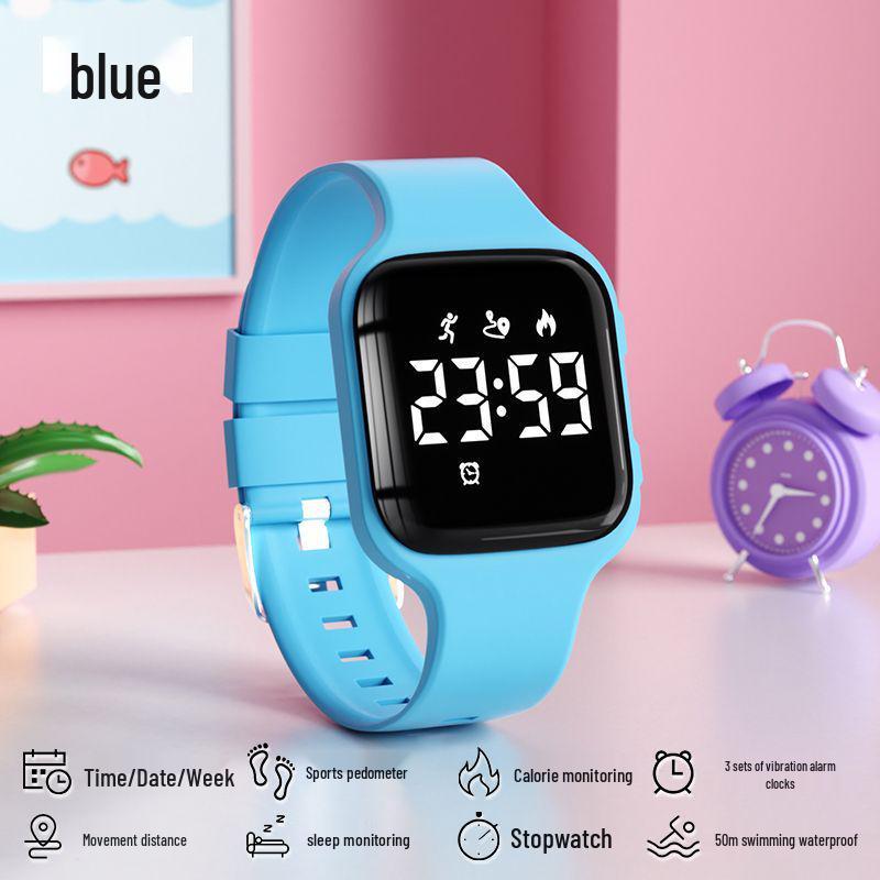Kids' Smartwatch for Girls & Boys - Waterproof, Alarm Clock, Time-Only Sport Watch for Students