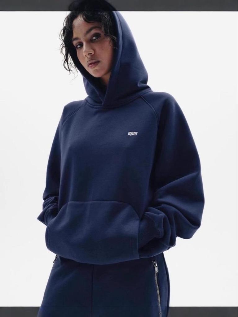 Cross-border Men's & Women's Warm Embroidered Hoodie & Sweatpants Set - Autumn/Winter Velvet Casual High Street Style
