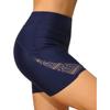CHARMLEAKS Women's Boardshort Swim Bottom High Waisted Tankini Swimwear Shorts