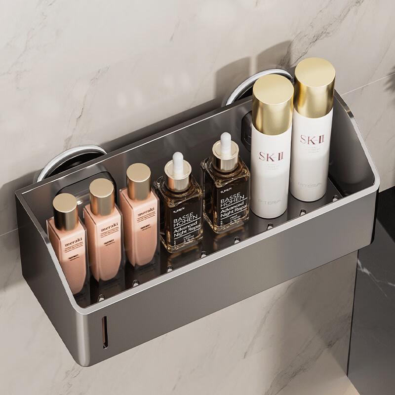 DANLE Suction Cup Wall-Mounted Storage Shelf