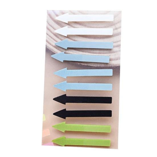 Journaling Supplies Arrow Index Tab Stickers, Translucent PET Page Markers, Document Classification Labels Colorful Sticky Flags for Organizing