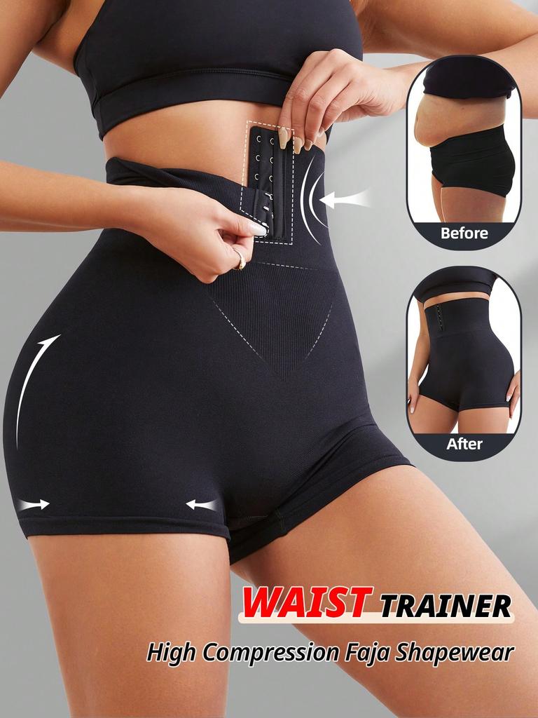 Flarixa Nahtlose Bauchkontrolle, Faja-Shapewear-Shorts, Taillenmieder, Trainer, Body Shaper, Boxershorts, feste Kompressionshöschen zum Anheben des Po