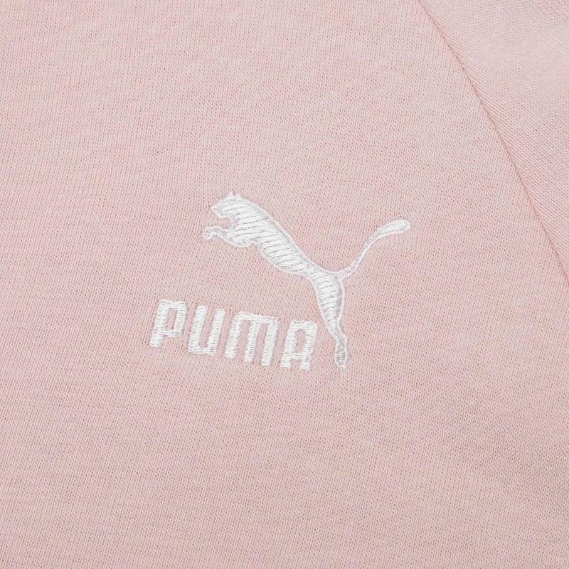 PUMA Iconic T7 Embroidered Logo Color Block Track Jacket Women Jacket Pink 531412-36