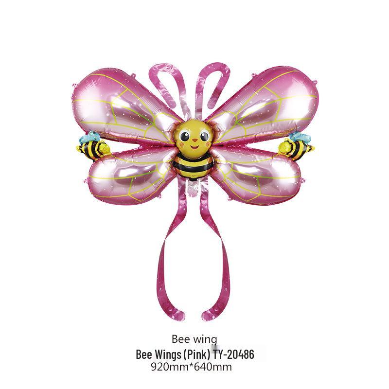 Colorful Children's Angel Wings Inflatable Butterfly Balloons for Night Market and Street Stall Decoration