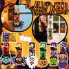 DIY Children's Cartoon Halloween Decorative Door Stickers, Festival Pumpkin Festival Game Set .