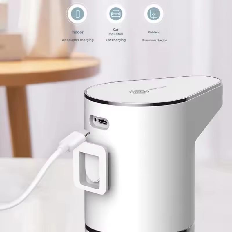 Intelligent Sensor Multi-Speed Contact-Free Wall-Mounted Vertical Hand Sanitizer Bubble Machine USB Charge Soap Dispenser