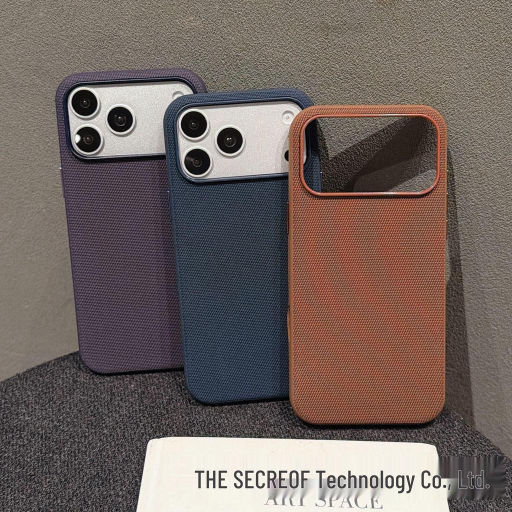 iPhone 17 Pro Max Magnetic Tech Fabric Case with AI Camera Button for Apple 16/15