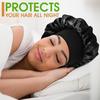 High Elastic Satin Night Cap - Beauty & Hair Care Headscarf for Women