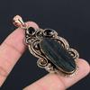 Black Tourmaline Black Onyx Gemstone Pendant | Oxidized Pure Copper Pendant Jewelry | Necklace Pendant | Handmade Copper Pendant Jewelry Gift For