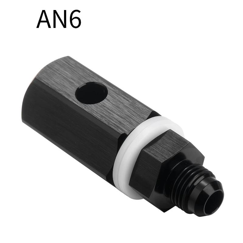 6An 8An 10An Stecker Brennstoffzellen-Tank Überrollentlüftungsventil Aluminium Eloxiert Brennstoffzellenentlüftung Überrollventil Montiertes Anschlussstück Adapter