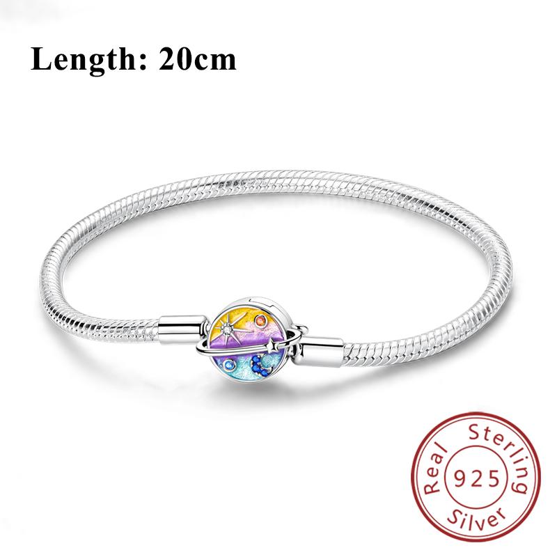 Bracelet Original Copper Charms Bracelet 17-20Cm Heart Bracelet For Women Bracelet Charms Birthday Jewelry Gifts