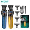 Original VGR V-921 Long Life Hair Trimmer Powerful Power Hair Salon Hair Trimmer Set for Men Hair Trimmer with LED Digital Display Home Razor Shaver