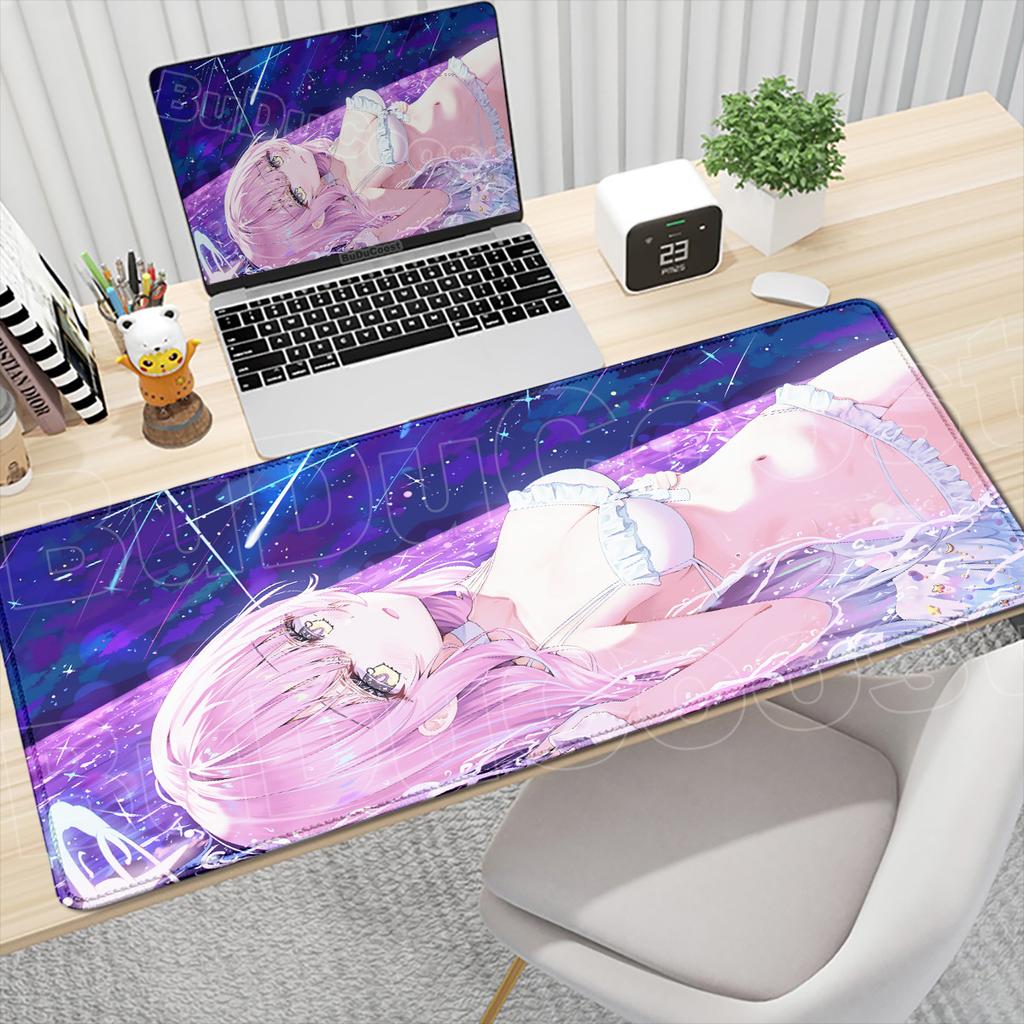 HD Blue Archive Misono Mika Printing Mousepad desktop protection pad Office accessories Non-slip Keyboard Mat desk organizers