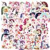 35-150pcs Unicorn Stickers Cute Pony Graffiti Sticker Kawaii Animal Stationery Sticker Decals Classroom Learning Rewards