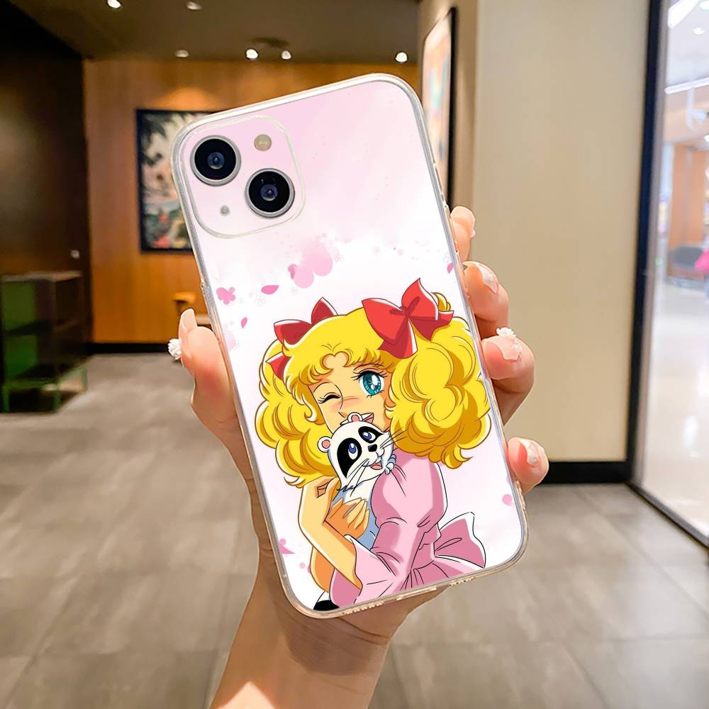 

Classic Cartoon-Sweet C-andy C-andy Phone Case For iPhone17,16,15,14,13,12,11 ,Pro Max, Plus Soft Silicone Transparent Cover iPhone12Pro