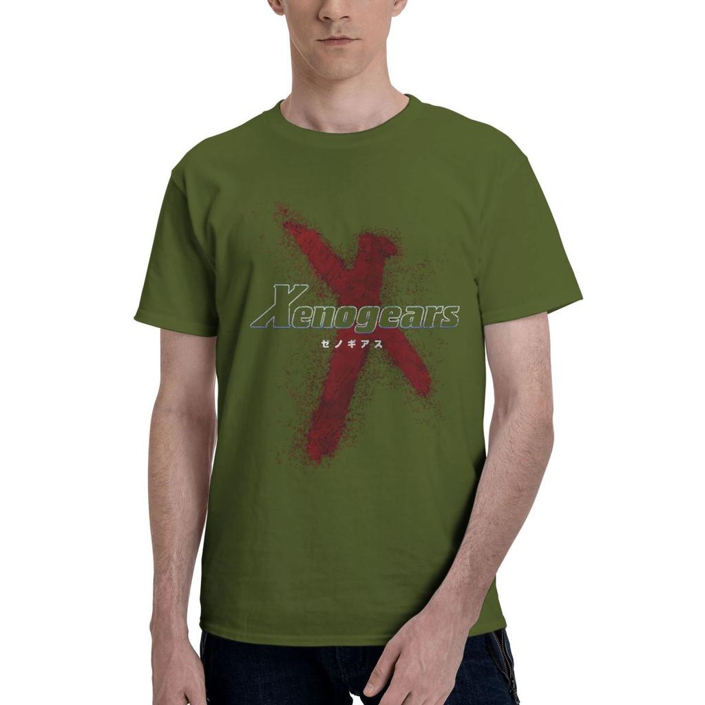 Xenogears Vintage Emblem 100 Cotton Casual Breathable Confortable Men Top Mens TShirts Men Clothes