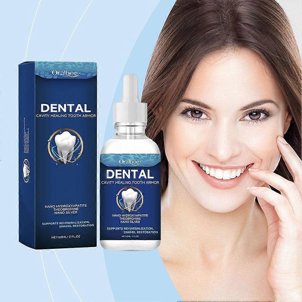60ml Liquido per la Cura Dentale, Pulizia dei Denti, Anti-Carie, Riparazione della Salute Orale