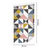 Geometric and colorful triangles wallpaper for living room and bedroom 50x1000