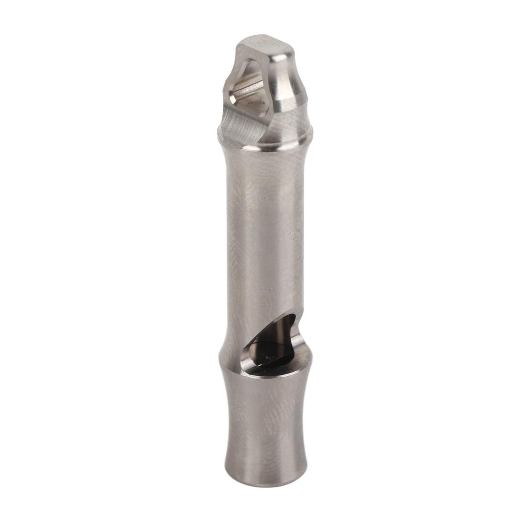 Titanium Whistle Portable Whistle Survival Whistle for Outdoor Sports Competition Emergency Hiking Camping Pet Training