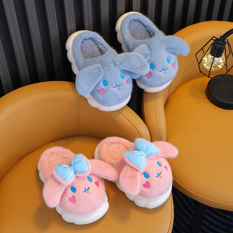 Pantuflas Kid Cotton Slippers Winter New Anti Slip Boy House Shoes Girls House Slippers Cute Child Shoes Flip Flops Zapatos Niña