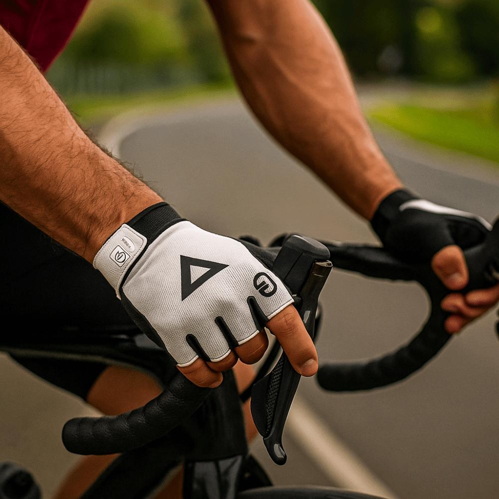 1 Pair Anti-Slip Cycling Gloves Breathable Half Finger Gloves Fitness Gloves  Weightlifting