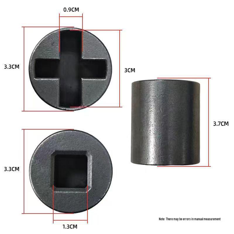 Adaptador de Soquete para Macaco de Chave de Fenda e Furadeira Elétrica: Ferramenta Universal para Carro que Economiza Trabalho para Desmontagem de Pneus