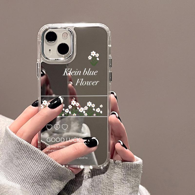 Pouzdra na mobilní telefon pro iPhone 11 13 XR 15 Pro Max 12 14 Pro Max Case iPhone 16 XS Max Mirror Ochranné pouzdro Mirror Exquisite Cartoon Waterproof