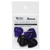 X JTC Collaboration Picks, 6-Pack, with Rubber Grip, Two Colors, Made with Ibanez Tritan, PJTC1R-MX1