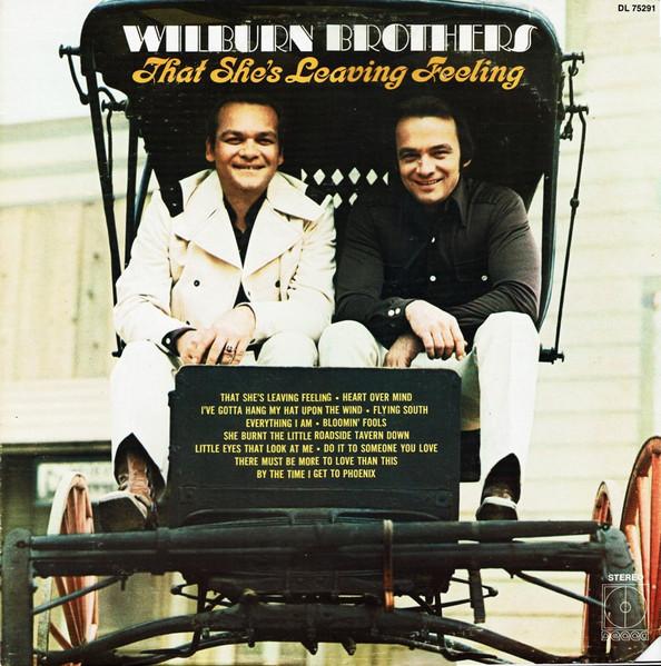 

LP Record WILBURN BROTHERS That Shes Leaving Feeling DL75291 Decca 1971 US CountryFolk Used
