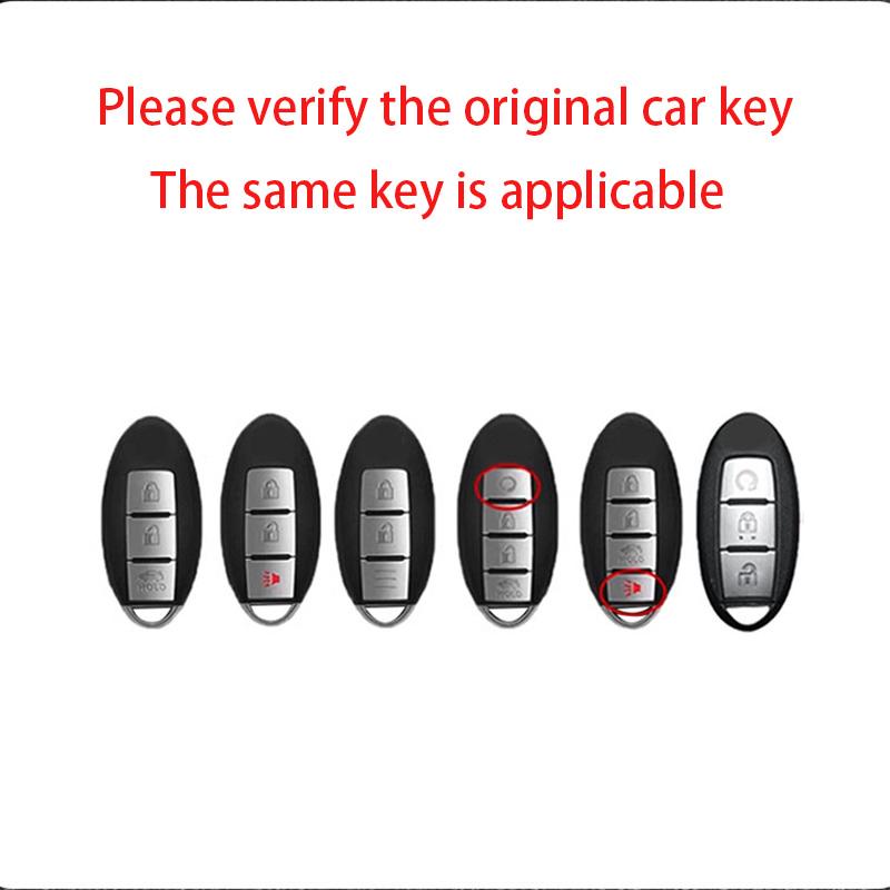 Zinc Alloy Folding Car Key Shell Case Fob Cover for NISSAN Maxima Altima Versa Sentra Sunny Sylphy Teana Qashqai X-Trail Juke