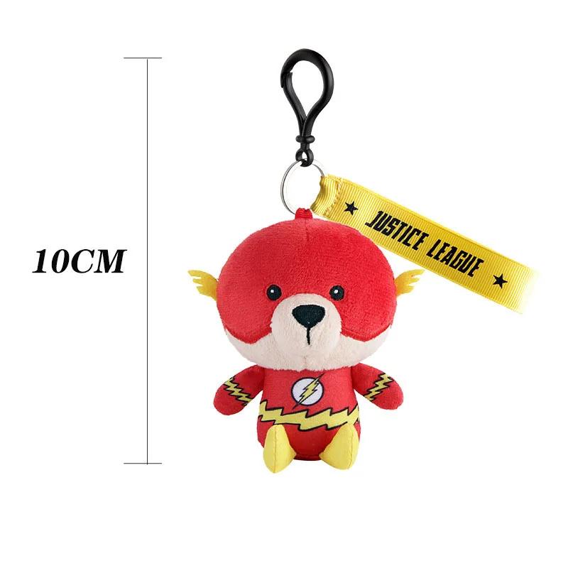 Genuine Justice League Batman Wonder Women Plush Co-branded Teddy Bear Doll Toy Cute Anime Movie Peluche Doll Birthday Gift