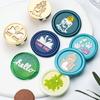 10Pcs Embossed Seal Stamp Head Scrapbooking Stamp Head for Appreciation Card Invitations Envelope Embellishment
