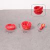 3Pcs 1/12 Dollhouse Mini Instant Noodles Bowl Plates Dishes Model Simulation Kitchen Decoration Doll House Pretend Play Toys